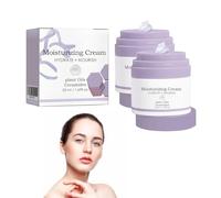 Grgowe 2PC Polypeptide Cream,Elephant Lala Retro Whipped Cream,Elephant Crème hydratante pour le visage aux polypeptides d'éléphants,Polypeptide Cream pour une peau plus lisse et nourrie (violet, s)