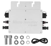 Grid Tie Inverter 800 W Micro onduleur étanche - Onduleur solaire Grid Tie - Contrôle WiFi - DC vers AC 120 - 230 V - Identification automatique IP65