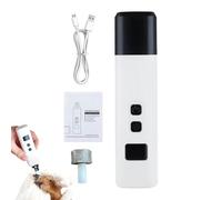 Grider des Ongles pour Chiens, Nouveau Moulin À Ongles pour Animaux De Compagnie Nail Grinder Cat and Dog Tooth Claw Electric LED Trimmer Rechargeable avec Un Moulin À Ongles De La Tête De Polissage,