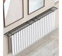 GriDesign Étagère de radiateur pour une dissipation optimale de la chaleur NoDrill Sto Solut pour salon, cuisine, salle de bain, espace, décoration d'intérieur moderne