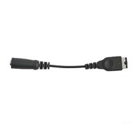 Gridva Câble adaptateur pour casque Game Boy for Advance SP | Rallonge jack 3,5 mm pour console SP, accessoire convertisseur audio noir de 11 cm
