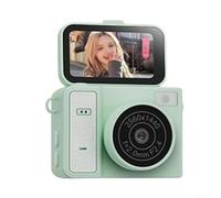 Gridva Caméra de vlogging 1440p pour mini taille avec prise en charge du | Écran rabattable à 180 degrés, cadre facile à selfie, photos de groupe, angles flexibles pour vlogging