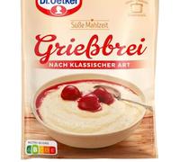 Griebrei nach klassischer art - Bouillie de semoule classique - Pour délicieux gâteaux, pains et dessert maison pour des recettes - Compatible avec oetker - 92g