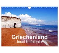 Griechenland - Insel Kefalonia (Wandkalender 2026 DIN A4 quer), CALVENDO Monatskalender: Inselträume im ionischen Meer