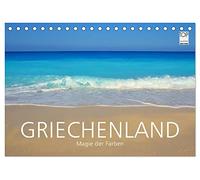 Griechenland - Magie der Farben (Tischkalender 2026 DIN A5 quer), CALVENDO Monatskalender: Griechenland. Lassen Sie sich mitnehmen in ein Land voller fantastischer Farben.