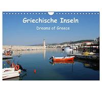 Griechische Inseln (Wandkalender 2026 DIN A4 quer), CALVENDO Monatskalender: Dreams of Greece