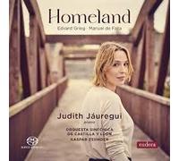 Grieg : Concerto Pour Piano Op. 16. Falla : Nuits Dans Les Jardins D'espagne. Judith Jáuregui (Piano), Orchestre De Castille, Kaspar Zehner / Eudora ( 1 Sacd Hybride)