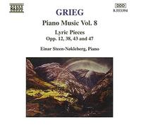 Grieg, E. / Einar Steen-Nøkleberg – Musique de piano Vol. 8 – CD
