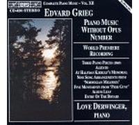 Grieg - World Premiere Recording/Piano Music