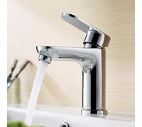 GRIFEMA BERLIN - G11004 Robinets de Lavabo avec Bec Medium (89mm), Robinet de Salle de Bains avec Technologie d'économie d'Eau,Chromé