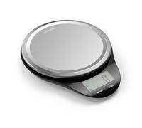 GRIFEMA GA2007 Balance de Cuisine Électronique 5kg - Résolution 1g, Écran LCD Rétroéclairé, Tare, Unités (g/ml (lait/eau)) - Plateforme Acier Inoxydable