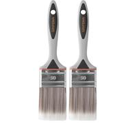 GRIFEMA GA4201-1, Pinceaux à Peinture 2 Pouces, Pinceau Plat, pour Meubles, Murs, Clôtures, Largeur des Poils 50 mm, 1 Pièce (Lot de 2)