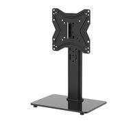 GRIFEMA GB1005-2, Support TV Pied pour Écrans 17-43 Pouces Courbes Plates Plasma OLED LCD LED, Support TV de Table avec Rotation et Hauteur Réglable, Jusqu'à 30 kg, VESA Max 200 x 200 mm