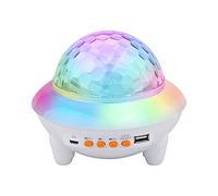 GRIFEMA GD1002-2 Veilleuse Enfant LED Rotatif, Projecteur Bluetooth Ciel Etoile Galaxie avec Plusieurs Modes D'éclairage, Veilleuse Etoile Projection pour Enfant, Bebe, Adulte, Noël, Cadeau, Fête