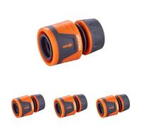 GRIFEMA GE1201, Raccord Tuyau D'arrosage - Connecteur Rapide 1/2 Pouces 13 mm, Connecteurs de Tuyau et de Robinet, Orange, Exclusivité Amazon (Lot de 4)
