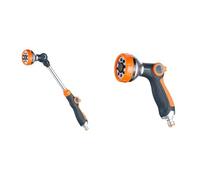 GRIFEMA GE1305, Pistolet arrosage 8 modèles réglables, Pistolet de pulvérisation allongé & GE1303 Pistolet arrosage du jardin 8 modèles réglables, pulvérisateur multifonctionnel