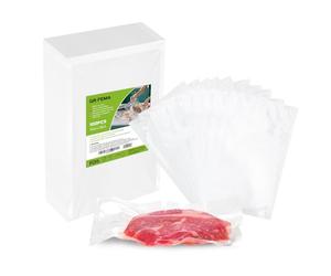 GRIFEMA GH81, Sacs de Conservation Sous Vide Alimentaire sans BPA, Compatible avec La Plupart des Machines Sous Vide, Rangement et Cuisson Pratiques des Ingrédients, 15 × 25CM (100 Pièces)