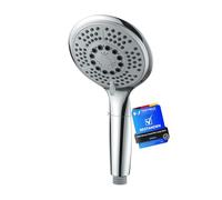 GRIFEMA COMPLENTO-G803 Douchette à Main 5 jets pour Salle de Bain, Grosse Pommeau de Douche (G1/2 pouces, 120mm), Chrome