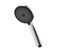 GRIFEMA Pommeau de Douche Haute Pression Anti-Calcaire, Douchette Salle de Bain Économie d'Eau à 3 Jets, Tête de Douche Universelle avec Picots Silicone, Ultra-léger & Facile à Nettoyer, Chromé, G807
