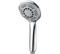 GRIFEMA COMPLENTO-G804 Douchette à Main 5 jets pour Salle de Bain, Moyen Pommeau de Douche (G1/2 pouces, 100mm), Chrome