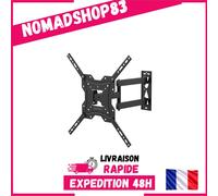 GRIFEMA Support Mural TV Orientable 26-55 pouces VESA 400x400 Inclinable