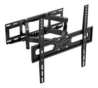 GRIFEMA Support Mural TV Orientable, 26-65 Pouces, Max VESA 400x400mm | Fixation Murale TV jusqu'à 35KG, Double Bras, Inclinable et Extensible