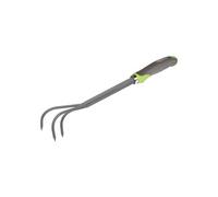 Griffe 3 dents BMI en acier avec revêtement antirouille, et manche ergonomique bimatière Soft Touch, Jardinage