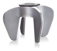Griffe à champagne - Vacuvin - Gris - Inox Gris