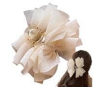 Griffe à cheveux en filet de ruban - Grande pince durable pour un verrouillage sécurisé et solide, accessoire de mise en forme des tresses | Organisation élégante pour des mèches volumineuses et délic