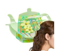 Griffe À Cheveux En Forme De Théière | Clip De Mâchoire Antidérapant Pour Femmes Et Filles | Pince À Cheveux Forte Prise | Catcher Pour Cheveux Longs | Accessoire Capell Élégant