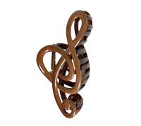 Griffe de cheveux de dents, Wood notes | Clip de note de musique en acrylique avec à ressort, accessoire de 5, 1 pouces pour l ' organisation quotidienne