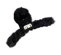 Griffe De Cheveux En Peluche D'hiver, Fausse Fourrure Antidérapante, Griffe Forte, Douce, Anti-Casse, Décoration De Cheveux, Fixation, Pince À Cheveux, Couvre-Chef En Crabe, Accessoires Pour Femmes-No