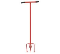 Griffe de jardin - vidaXL - Rouge - Acier durable - Poignée ergonomique - 97 cm de longueur