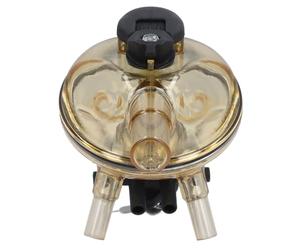 Griffe de traite 320 CC PSU, collecteur de Lait en Acier Inoxydable pour Vaches et bre ccessoire pour Machine à traire agricole avec vanne d’arrêt d’air, Ensemble Transparent