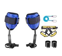 Griffe d'Elagage Robuste-Duoku-Charge de 159 kg-Hauteur Ajustable-Crampons d'Escalade pour Arbres-avec Sangles et Harnais