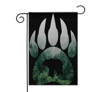 Griffe d'ours amérindienne 1 Drapeaux de jardin (12,5 x 18 pouces) - Bannière aux couleurs éclatantes pour décoration extérieure de jardin et de maison