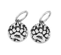 Griffe D'ours Boucle D'oreille Pour Hommes - Nordique Viking Ours Patte Acier Inoxydable Boucles D’oreilles -fait À la Main en Métal Vintage Animal Amulette Boucles D’oreilles Rock Bijoux