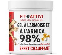 Griffe Du Diable & Arnica 550ml Creme Chauffante Musculaire avec Harpagophytum, Camphre, Vitamine E Gel De Massage Relaxation Muscles & Articulations Made In Italy