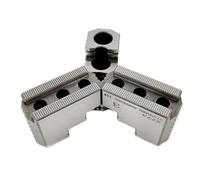Griffe dure hydraulique Standard de haute précision, 5 pouces, 6, 8, 10, mandrin à trois mâchoires, griffes étagées solides for Machine tour CNC Accessoires pour tours(6 inches-3 steps)