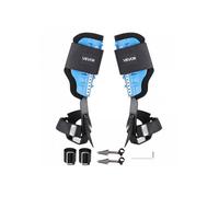 Griffe Élagage Charge 159 kg Grimpette Élagage Hauteur Réglable 39-44 cm Crampons d'Escalade d'Arbres Éperons Escalade Acier