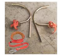 Griffe Elagage Crampons pour L'élagage, Kit D'élagueur pour Poteau Électrique/Épées pour Subir Les Arbres, Éperons D'élagueur avec Pédale Antidérapante Et Sangle(500 Model)