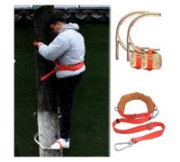 Griffe elagage Ensemble D'équipement pour l'escalade De Poteaux Électriques, Chaussures D'élagage en Acier, Pointes Support pour Élagage(Type 400mm)