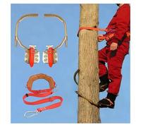 Griffe elagage Kit De Pointes d'escalade avec Harnais, Corde Et Pédale Antidérapante, Équipement d'escalade d'arbre De 250 300 350 400 450 500 Mm(Opening Dia:19-35cm(7-14in))