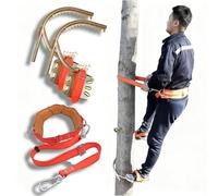 Griffe elagage Pointes d'escalade pour Arbres, Outils Professionnels d'escalade Et Kit De Harnais, Équipement d'escalade pour Adultes, Couvreurs Et Travailleurs des Services Publics(Type500mm)
