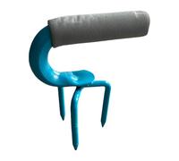 Griffe manuelle pour cultivateur de sol avec pointes - Poignée ergonomique absorbant les chocs pour une préparation efficace des parterres de jardin - Fourche de désherbage en acier inoxydable