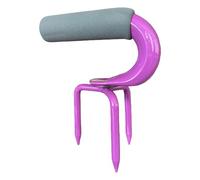 Griffe manuelle pour cultivateur de sol avec pointes - Poignée ergonomique absorbant les chocs pour une préparation efficace des parterres de jardin - Aérateur antirouille