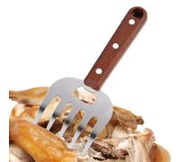Griffes À Viande Ergonomiques | Fourchette à Effilocher Aliments | Outil De Cuisine En Acier Inoxydide Épais Pour Barbecue Boeuf Poulet Cuisinier Père