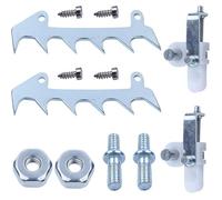 Griffes avec Écrous pour Stihl MS170 MS180 017 018 Tronçonneuse, Butée à Griffes + Boulon et Écrou + Tendeur de Chaîne