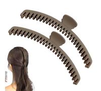Griffes de cheveux, clips à griffe de cheveux - PACK OF 2 HOT TOUTES TOUTES les pinces à cheveux givrées,Épingles à cheveux de banane non glissées, grandes barrettes, épingles minces de,