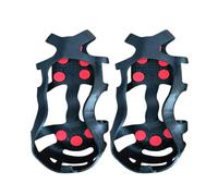 Griffes de glace - Silicone - Crampons pour chaussures - Traction Cleats for Snow and Ice - Pointes antidérapantes - Pour randonnée, alpinisme, pêche sur glace - Chaînes à neige portables pour